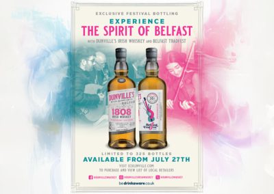 Belfast Tradfest 2025 - Dunville’s Irish Whiskey Session Trail Belfast Tradfest and Dunvilles
